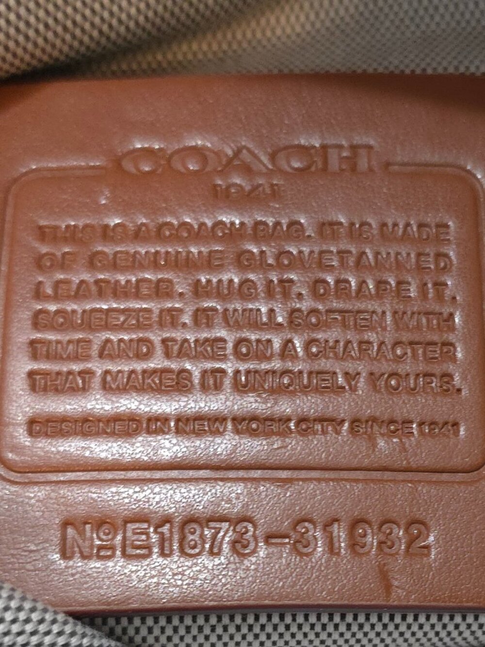 Coach 1941 Cooper Carryall Gray Glovetanned Handbag - With Crossbody Strap - Picture 11 of 14